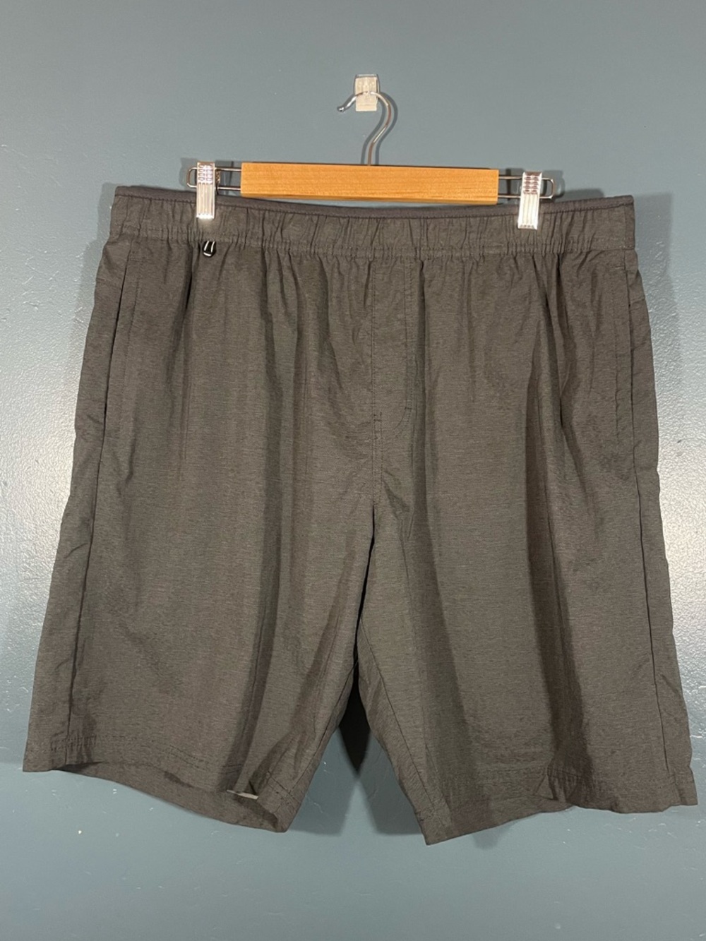 Voyager Men's Casual Elastic-Waist Gray Shorts Size XXL